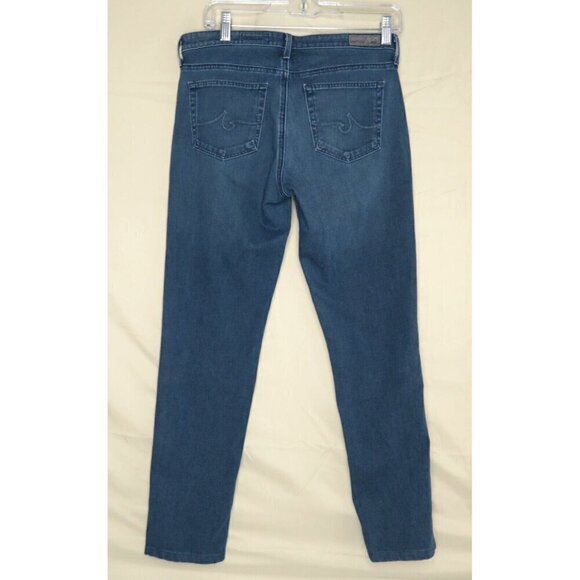 Adriano Goldschmied Jeans Prima Mid Rise Cigarette Blue Contour 360 Women's 28 - Picture 6 of 15